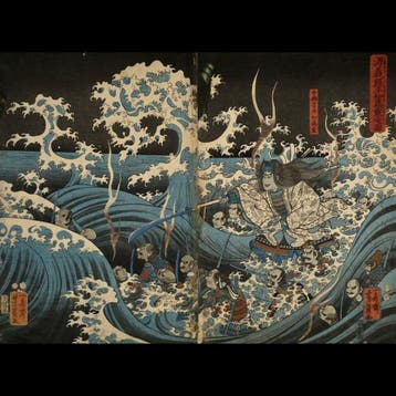Utagawa Yoshikazu /  (actief circa 1850–1870) Minamoto