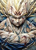 Makayhos - [Canvas L] Majin Vegeta – Broken Will, Nieuw