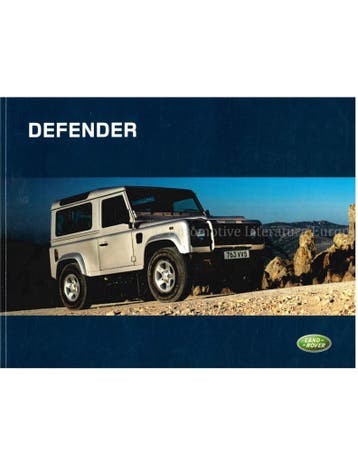 2006 LAND ROVER DEFENDER BROCHURE NEDERLANDS, Nieuw, Author