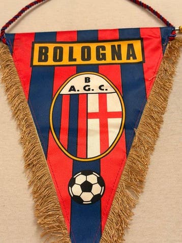 Bologna FC - Serie A - 1965 - Vlag/wimpel, Nieuw