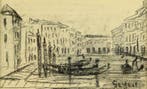 Lyne Seybel (1919-2009) - Venise le grand canal