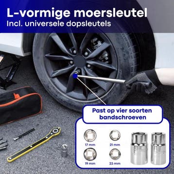 Membeli Autokrik - Complete, robuuste bandenwissel set -, Ophalen of Verzenden, Zo goed als nieuw