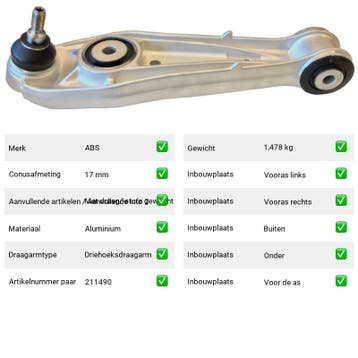Draagarm Porsche Boxster 2.5 (986) Van 1996-09 tot 1999-08 -, Verzenden, Nieuw, Porsche