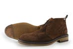 Floris van Bommel Veterboots in maat 40½ Bruin, Bruin, Verzenden, Boots, Floris van Bommel