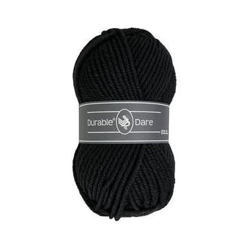 Durable Dare 325 Black - Haakgaren / Breigaren, Ophalen of Verzenden, Nieuw, Breien of Haken, Wol of Garen
