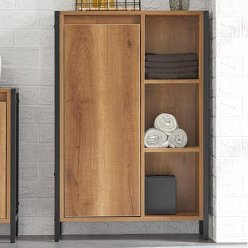 2dekans | SoBuy Badkamerkast - Kantelbare Wasmand - 3, Ophalen of Verzenden, Zo goed als nieuw