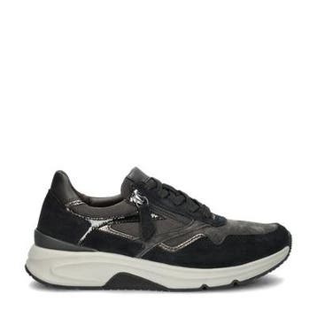Gabor Rollingsoft lage sneakers voor dames in het Zwart, Verzenden, Zwart, Gabor, Nieuw