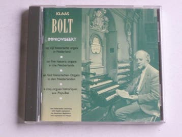 Klaas Bolt improviseert op 5 Nederlandse Orgels, Ophalen of Verzenden, Zo goed als nieuw