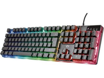 Veiling - Trust Gaming GXT 835 Azor toetsenbord (QWERTY Spaa, Computers en Software, Nieuw