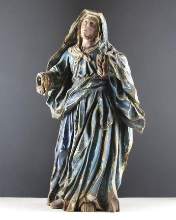sculptuur, 17th century Virgen Dolorosa (Golgotha / Calvary)