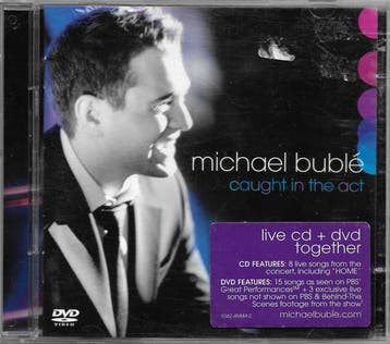 Michael Bublé - Caught In The Act, Ophalen of Verzenden, Gebruikt