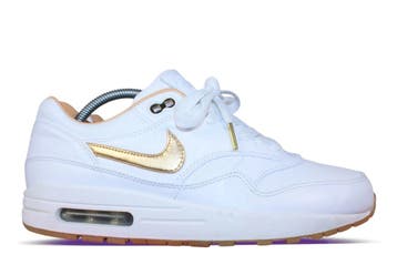 Nike Air Max 1 FB Woven White Gold, Ophalen of Verzenden, Nieuw, Nike, Sneakers of Gympen