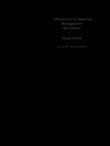 Introduction to Materials Management 9780132337618, Boeken, Zo goed als nieuw