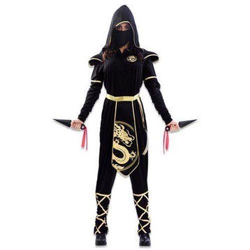 Ninja kostuum dames, Hobby en Vrije tijd, Feestartikelen, Verzenden, Nieuw, Feestartikel