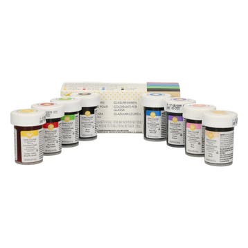 Wilton Kleurstof Gel Assortiment 8x28g, Verzenden, Nieuw