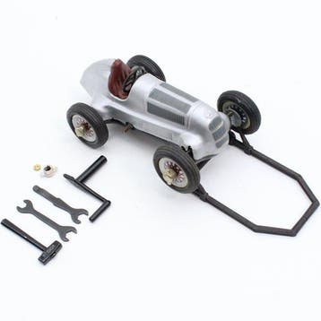 Schuco - Blikken speelgoed - Studio race car , windup (1) -