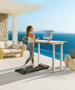 Loopband - Walking pad - Wandelband - 1-6km/u - Zwart - FLEX, Sport en Fitness, Verzenden, Zo goed als nieuw