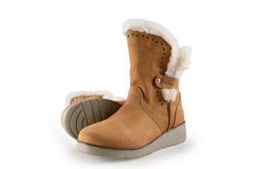 Skechers Enkellaarzen Meisjes in maat 34 Bruin, Verzenden, Jongen of Meisje, Schoenen, Skechers