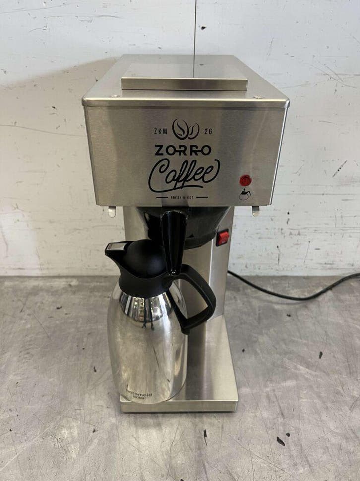 RVS Zorro Koffiemachine Koffieautomaat 230V Horeca, Zakelijke goederen, Horeca | Keukenapparatuur, Nieuw zonder verpakking, Ophalen of Verzenden