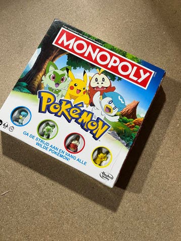 Monopoly Pokémon Editie - Bordspel - Gezelschapsspel, Hobby en Vrije tijd, Gezelschapsspellen | Bordspellen, Verzenden, Nieuw