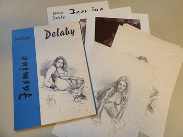Philippe Delaby Portfolio- Jasmine - portfolio met erotische, Boeken, Nieuw
