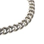 Zilveren gourmetschakel armband (Schakelarmband), Sieraden, Tassen en Uiterlijk, Armbanden, Ophalen of Verzenden, Gebruikt, Overige kleuren