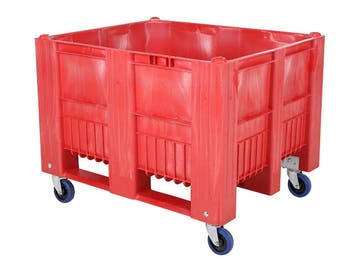 Verrijdbare CB3 palletbox - 1200 x 1000 mm - 4 zwenkwielen -, Ophalen of Verzenden, Nieuw