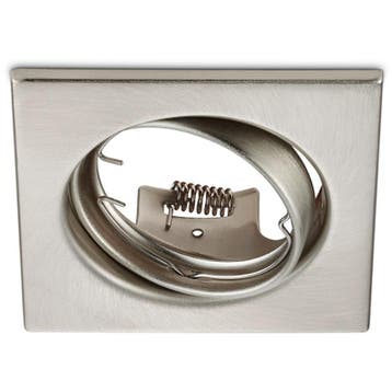 GU10 Inbouwspot Set - Mat Nikkel - Inbouw Vierkant -, Ophalen of Verzenden, Nieuw, Overige fittingen, Plafondspot of Wandspot