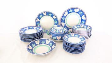 Ceramica Artistica Solimene - Vietri sul Mare - Tafelservies