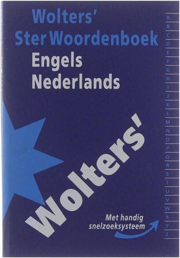 Wolters' Ster Woordenboek Engels Nederlands - Wolters, Verzenden, Gelezen