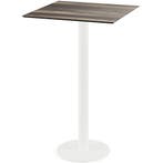 Inklapbare Statafel | URBAN | HPL/RVS | Houtlook Blad | Wit, Verzenden, Nieuw in verpakking