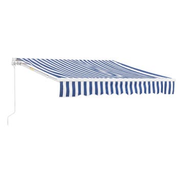 Zonnescherm Bitonto luifel handbediend met knikarm 350x250 c, Verzenden, Nieuw