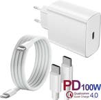 USB-C Oplader – 45W Snellader + 1m USB-C Kabel 100W –, Ophalen of Verzenden, Nieuw