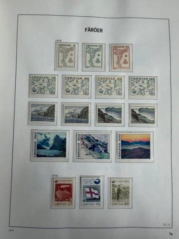 Faeröer 1975/1992 - Prachtige verzameling in DAVO album &, Gestempeld