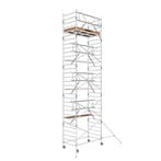 ALX rolsteiger 135 x 10,2m WH met AGS voorloopleuning, Doe-het-zelf en Verbouw, Steigers, Verzenden, Nieuw, Rolsteiger of Kamersteiger