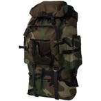 vidaXL Rugzak legerstijl XXL 100 L camouflage, Sieraden, Tassen en Uiterlijk, Tassen | Rugtassen, Verzenden, Nieuw