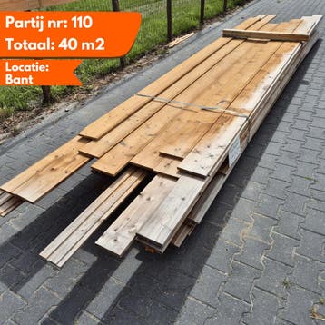 Partij Thermo Mix Vuren/Frake 3200-5400x185x18-20mm, Ophalen of Verzenden, Nieuw