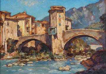 Charles Bisschops (1894-1975) - Brug, Antiek en Kunst
