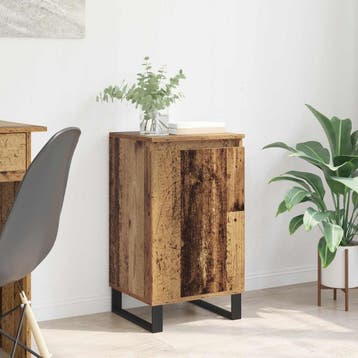 vidaXL Dressoir Oudhout 40 x 35 x 70 cm Bewerkt hout, Huis en Inrichting, Kasten | Dressoirs, Verzenden, Nieuw, Overige houtsoorten