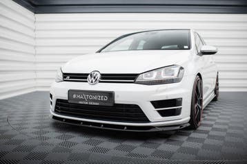 Maxton Front Splitter V.6 Volkswagen Golf R / R-Line Mk7, Verzenden