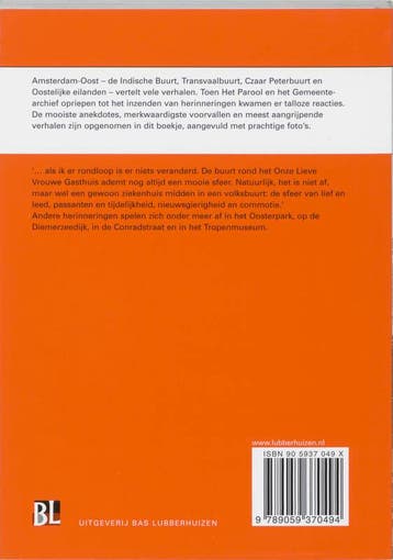 Oost / Bibliotheek van Amsterdamse herinneringen / 3, Boeken, Verzenden, Gelezen