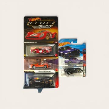 Hot Wheels 1:64 - Model sportwagen (5) - Premium - Elite 64, Nieuw