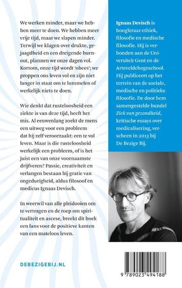 Rusteloosheid 9789023494188 Ignaas Devisch, Boeken, Verzenden, Gelezen, Ignaas Devisch