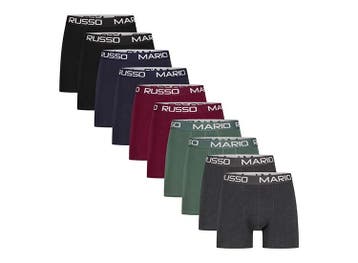 10-pack Mario Russo boxershorts - herenboxers - all, Kleding | Heren, Verzenden, Merkloos