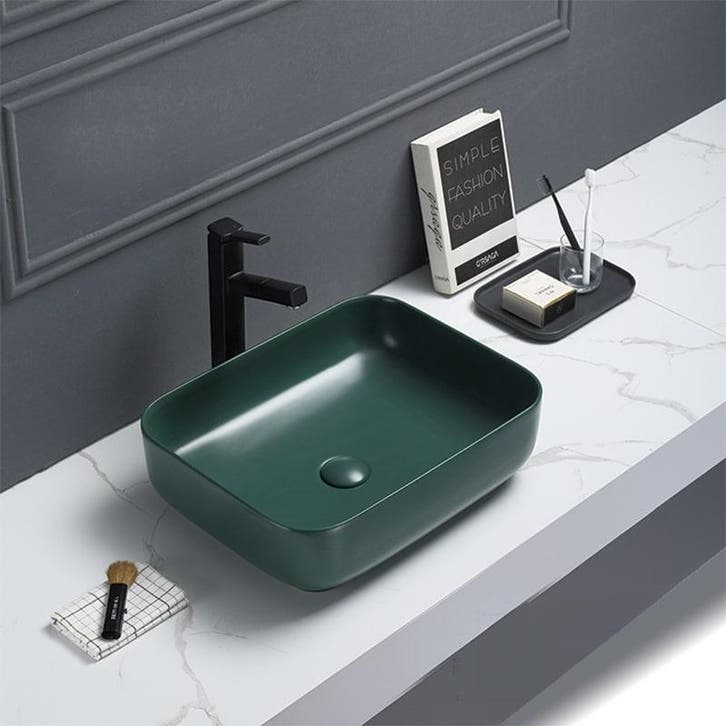 Sani Royal Waskom Minerva Color Line Jade groen, Doe-het-zelf en Verbouw, Sanitair