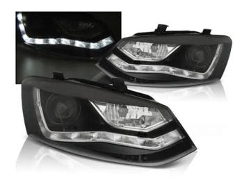 Daylight Black koplampen geschikt voor VW Polo 6R 09-03.14, Auto-onderdelen, Verlichting, Verzenden, Nieuw, Volkswagen