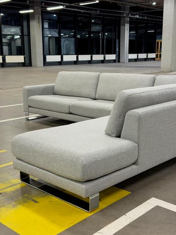 Rolf Benz Ego Hoekbank | Capri 828 | NIEUWSTAAT + Garantie, Huis en Inrichting, Overige materialen, Hoekbank, 300 cm of meer, Ophalen of Verzenden