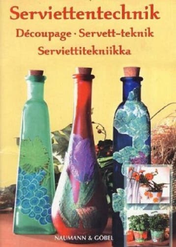 Découpage Serviettentechnik (4 - sprachig: d, it, fr, nl) –, Verzenden, Zo goed als nieuw