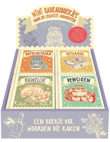Display Mini Cadeauboekjes 4 X 6 Ex. |  | Nieuw, Ophalen of Verzenden, Nieuw