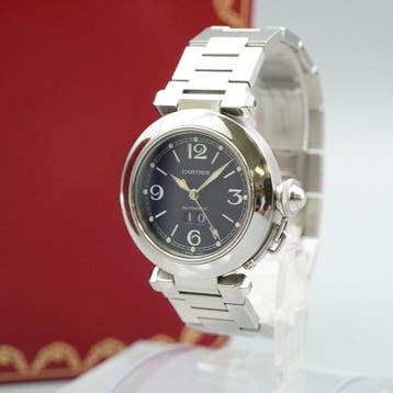 Cartier - Pasha C Big Date - W31047M7 - Heren - 2000-2010, Nieuw